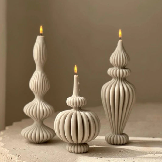 8-36cm Large Vase shaped candle silicone / mold